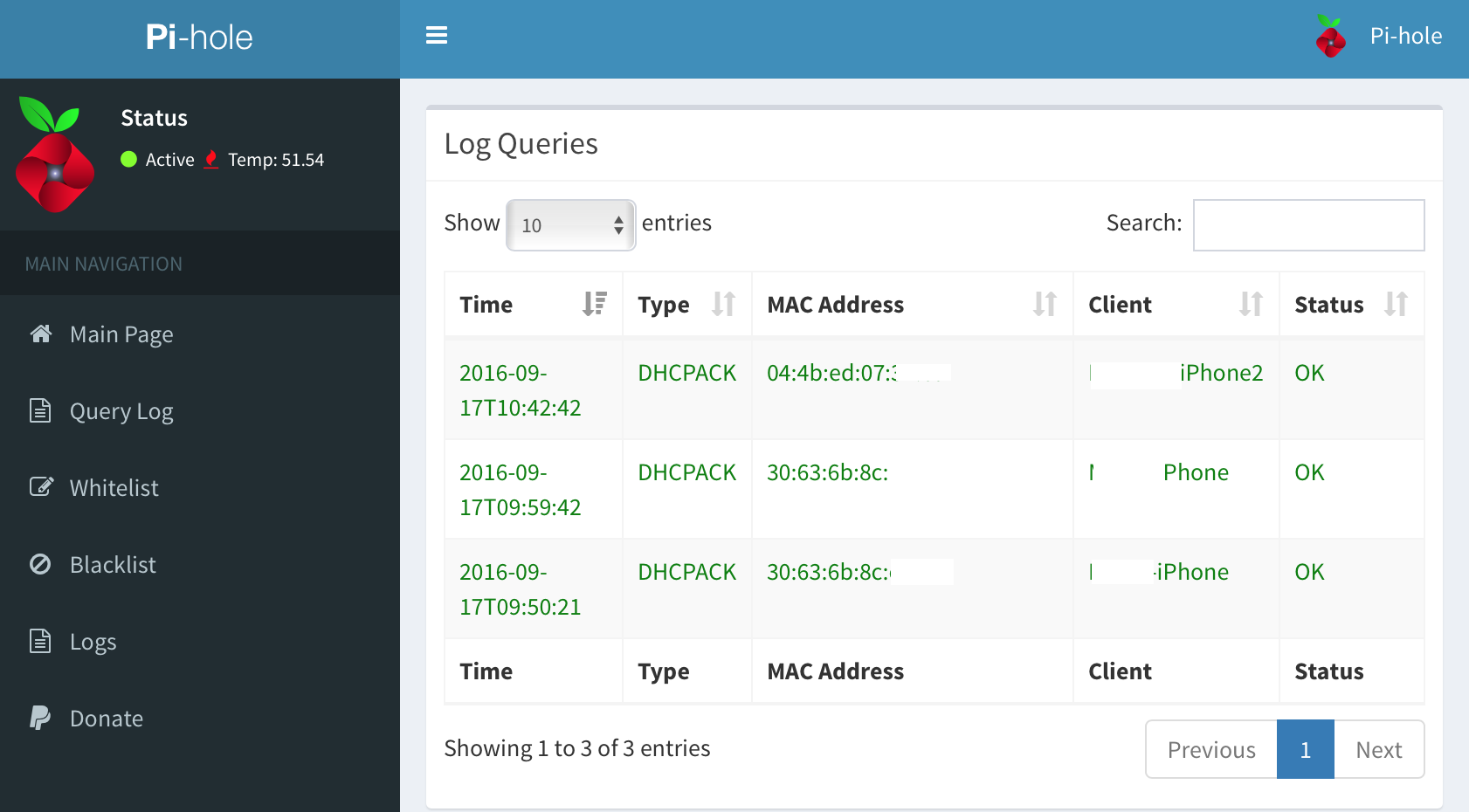 pihole-logger